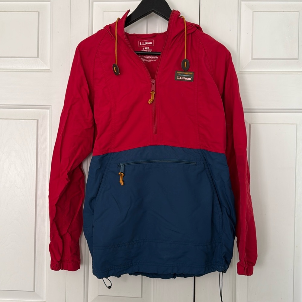 LLBean Windbreaker Quarter Zip